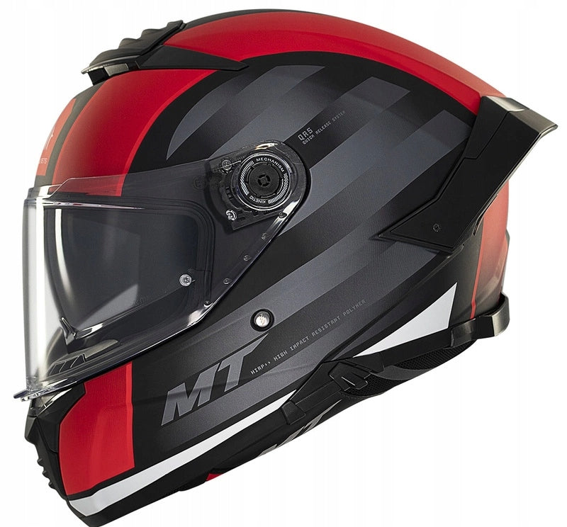 Motorcycle helmet MT THUNDER 4 SV THREADS MATT RED red Manufacturer's catalog number 1308B371523
