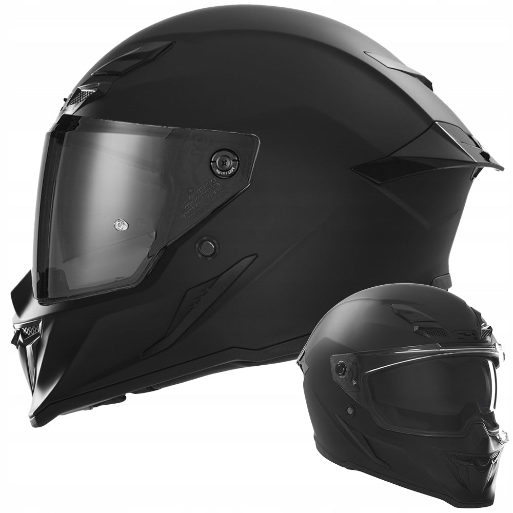 Motorcycle helmet NOX XS blend under pinlock and intercom ECE 22.06 + 2x glass
