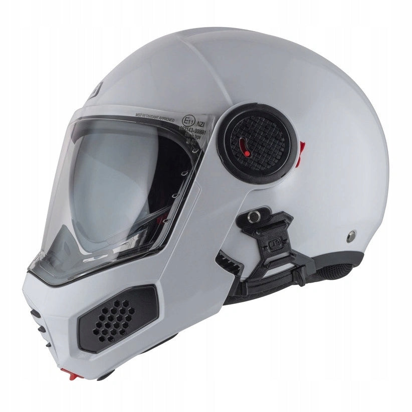 Motorcycle helmet NZI MINIMOD PEARL WHITE white FREEBIES Size M