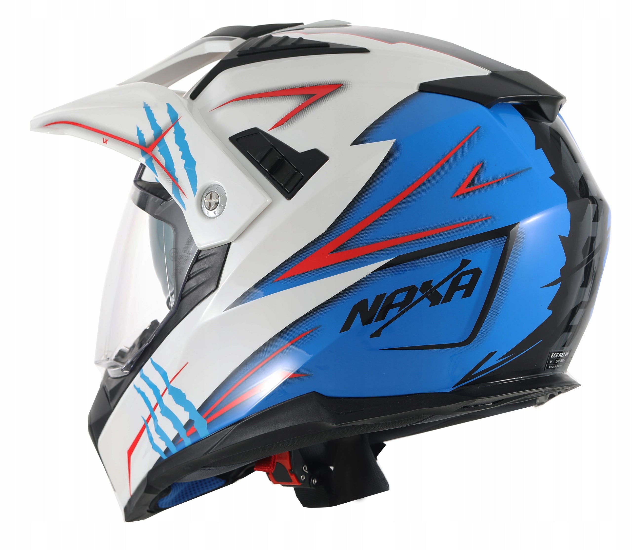 Motorcycle helmet Naxa CO3/O r. L white-blue EAN (GTIN) 5904800603865