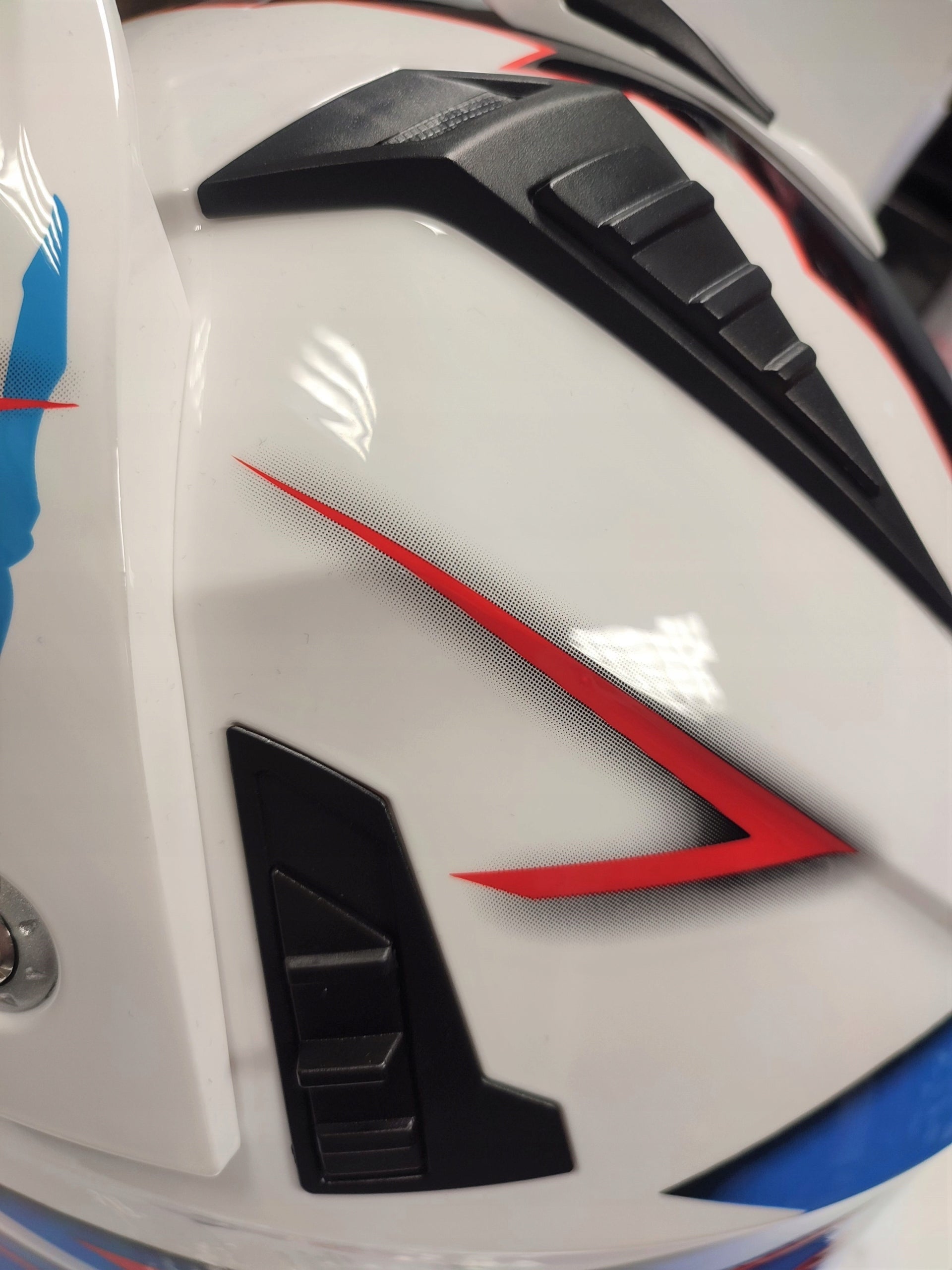 Motorcycle helmet Naxa CO3/O r. L white-blue Manufacturer's catalog number CO3/O