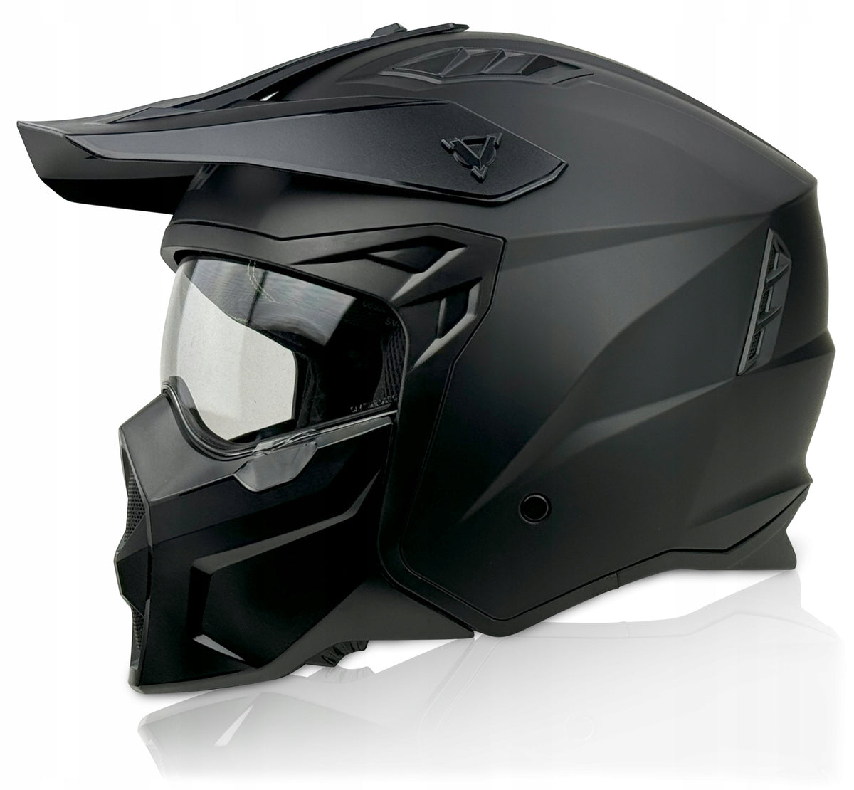 Motorcycle helmet Naxa S31 r. XXL black FOR SCOOTER