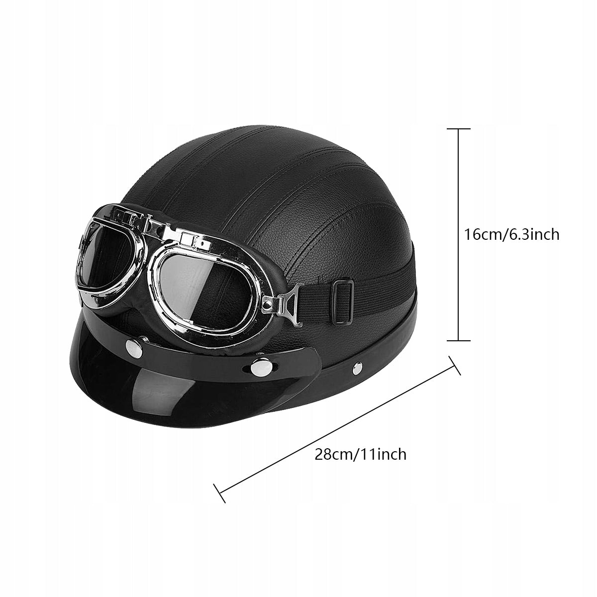 Motorcycle helmet PEANUT helmet retro Manufacturer no brand