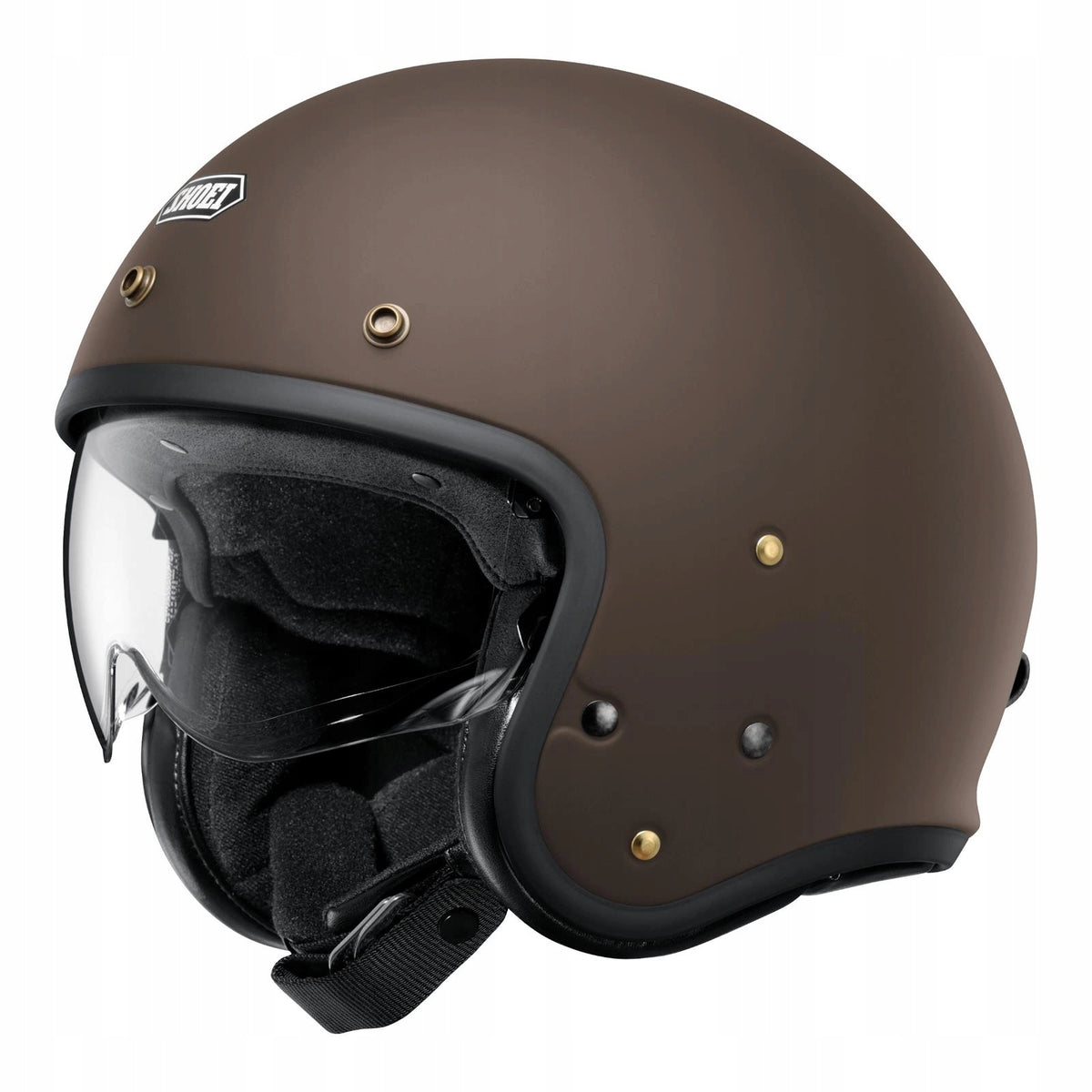 Motorcycle helmet SHOEI J.O 2 MATT BROWN brown FREEBIES Manufacturer Shoei