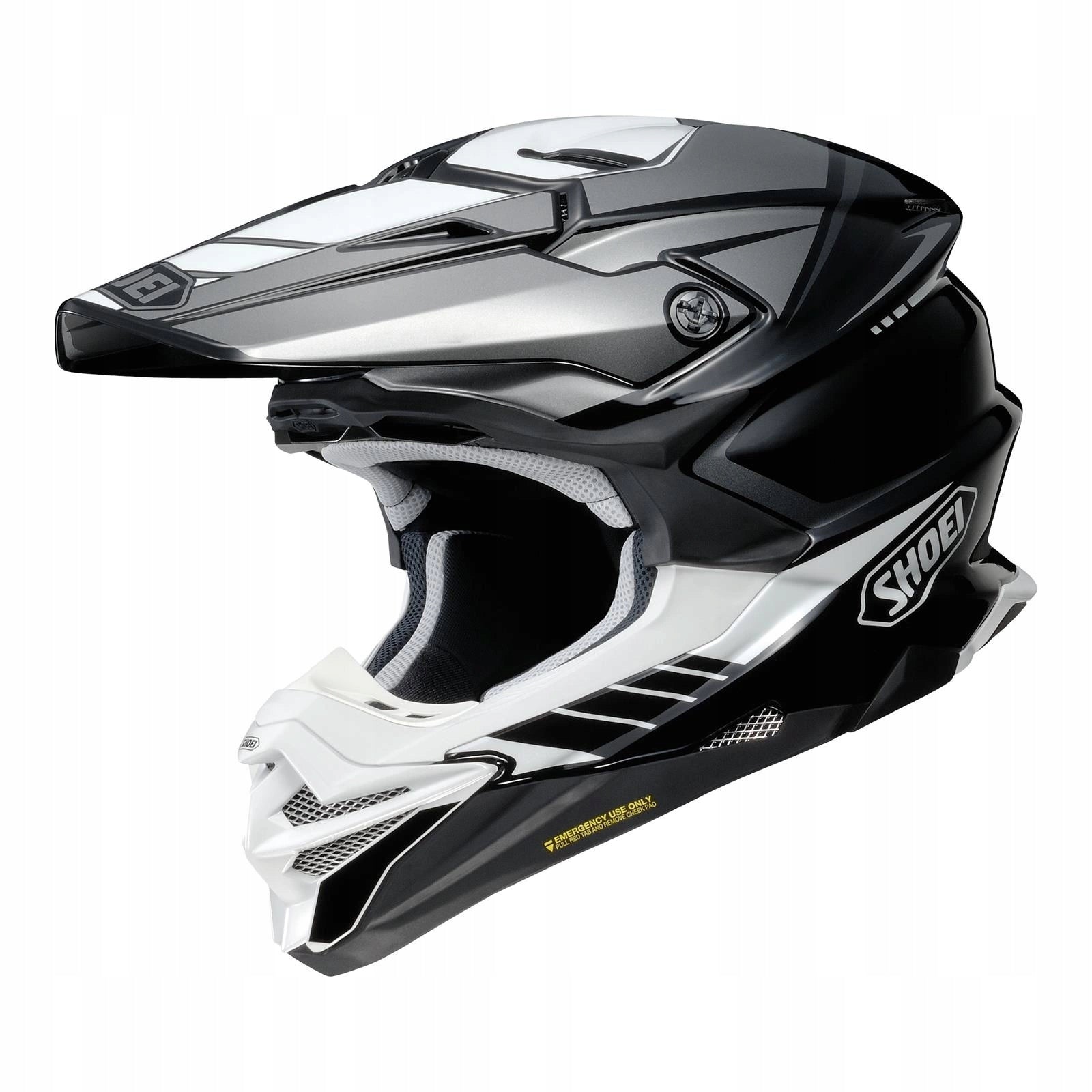 Motorcycle helmet SHOEI VFX-WR 06 JAMMER TC-5 black white grey FREEBIES Size S