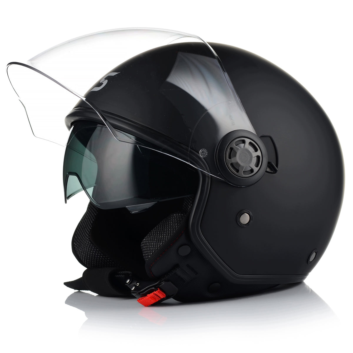 Motorcycle helmet SKA-P 1SHA open scooter chopper light 1250g. + BLENDA Packaging status original