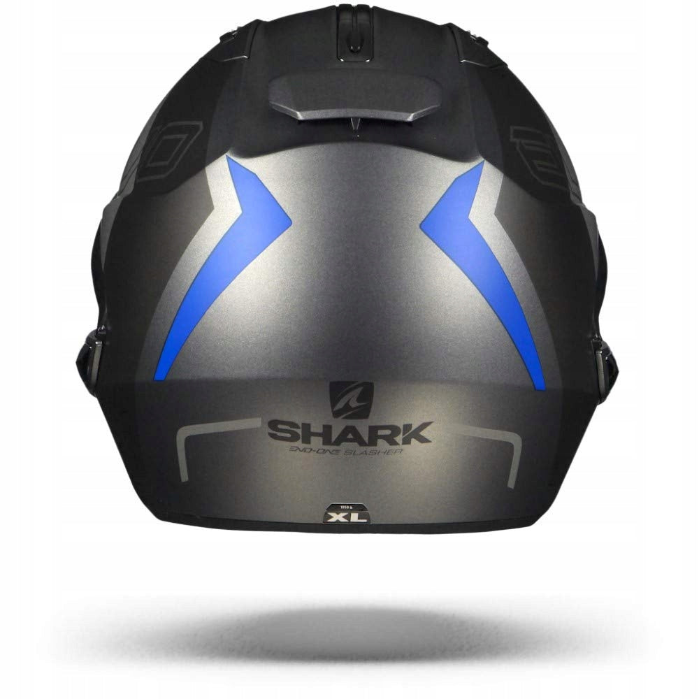 Motorcycle helmet Shark EVO-ONE 2 Slasher Mat Akb Xs blue Size XS
