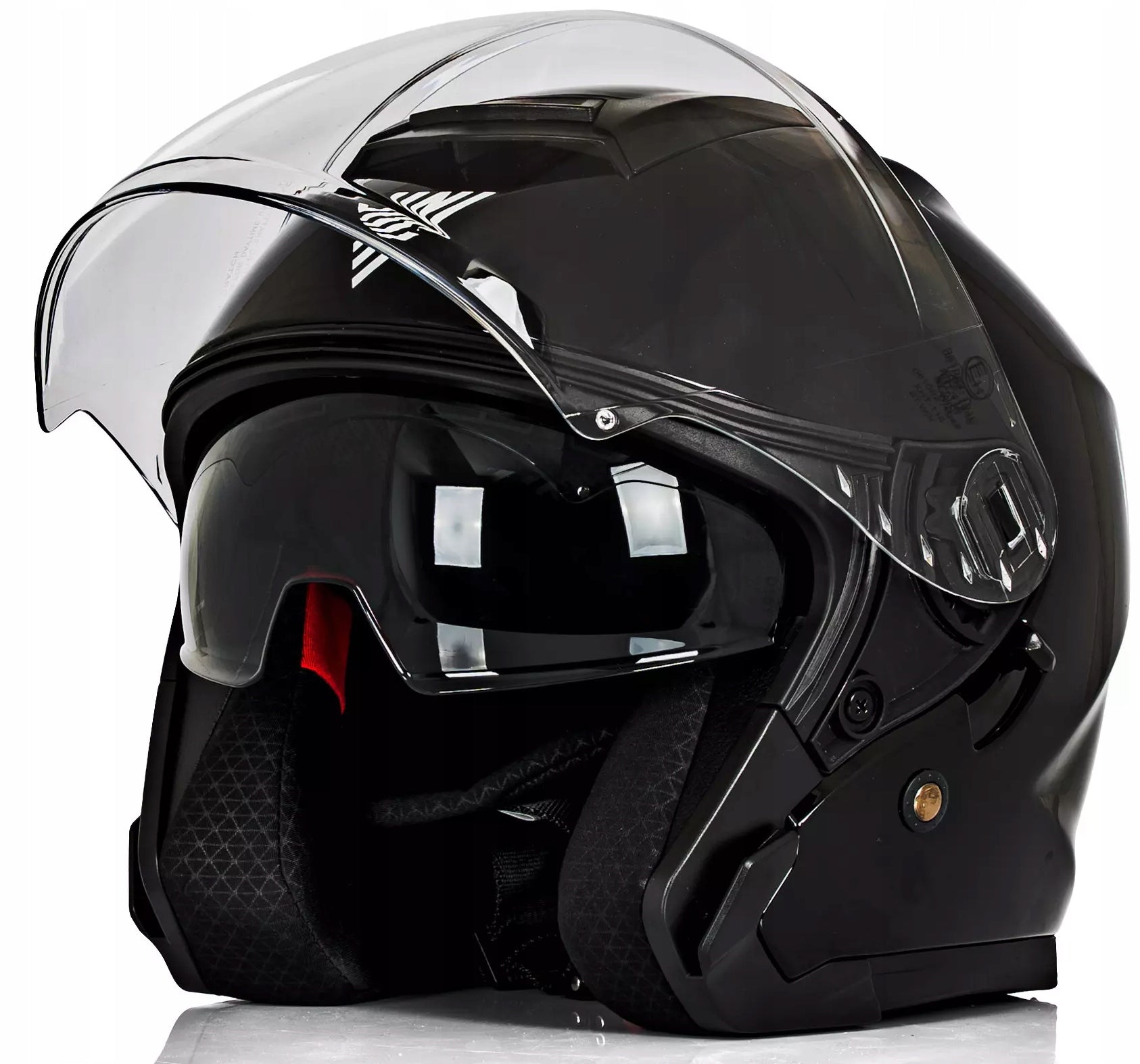 -Motorcycle helmet Vini Corse Evo black XXL 63-64 cm chopper cruiser jet