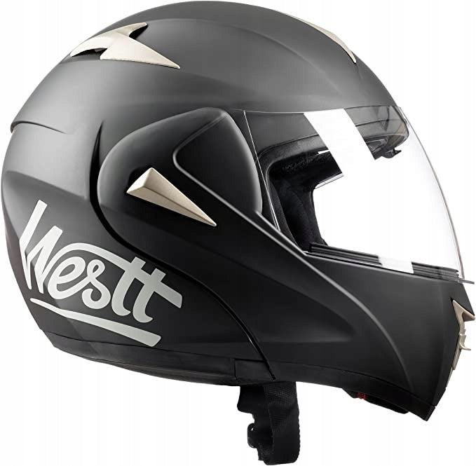 Motorcycle helmet Westt Storm r. M black