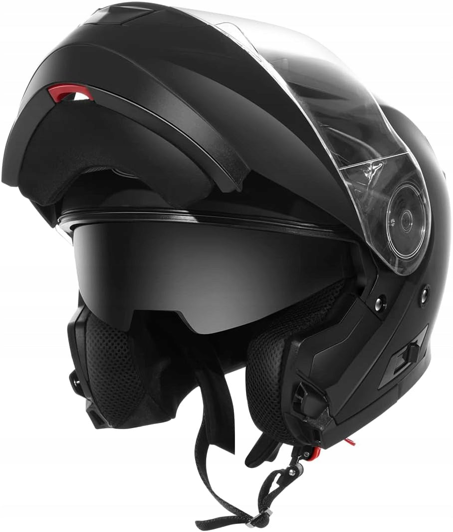 Motorcycle helmet Yema YM-926 size M black mat with quad cross glass