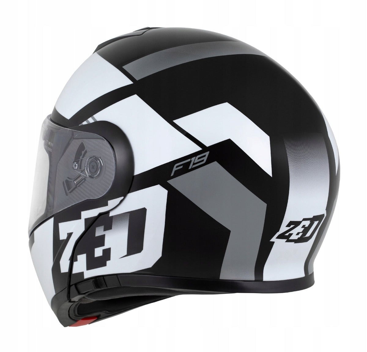 Motorcycle helmet ZED F19 XS 53-54 blenda antifog glass under intercom ECE2206 Manufacturer's catalog number M140-2392-XS szczekowy