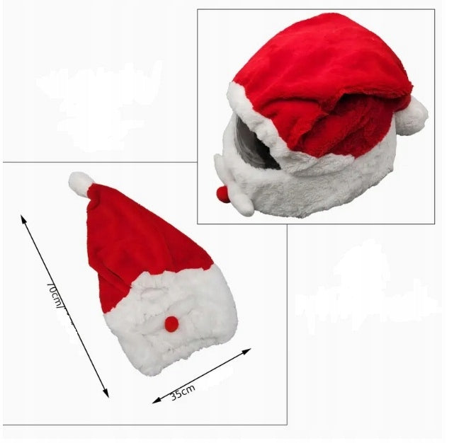 Motorcycle helmet cover Santa Claus hat helmet scooter Packaging status original