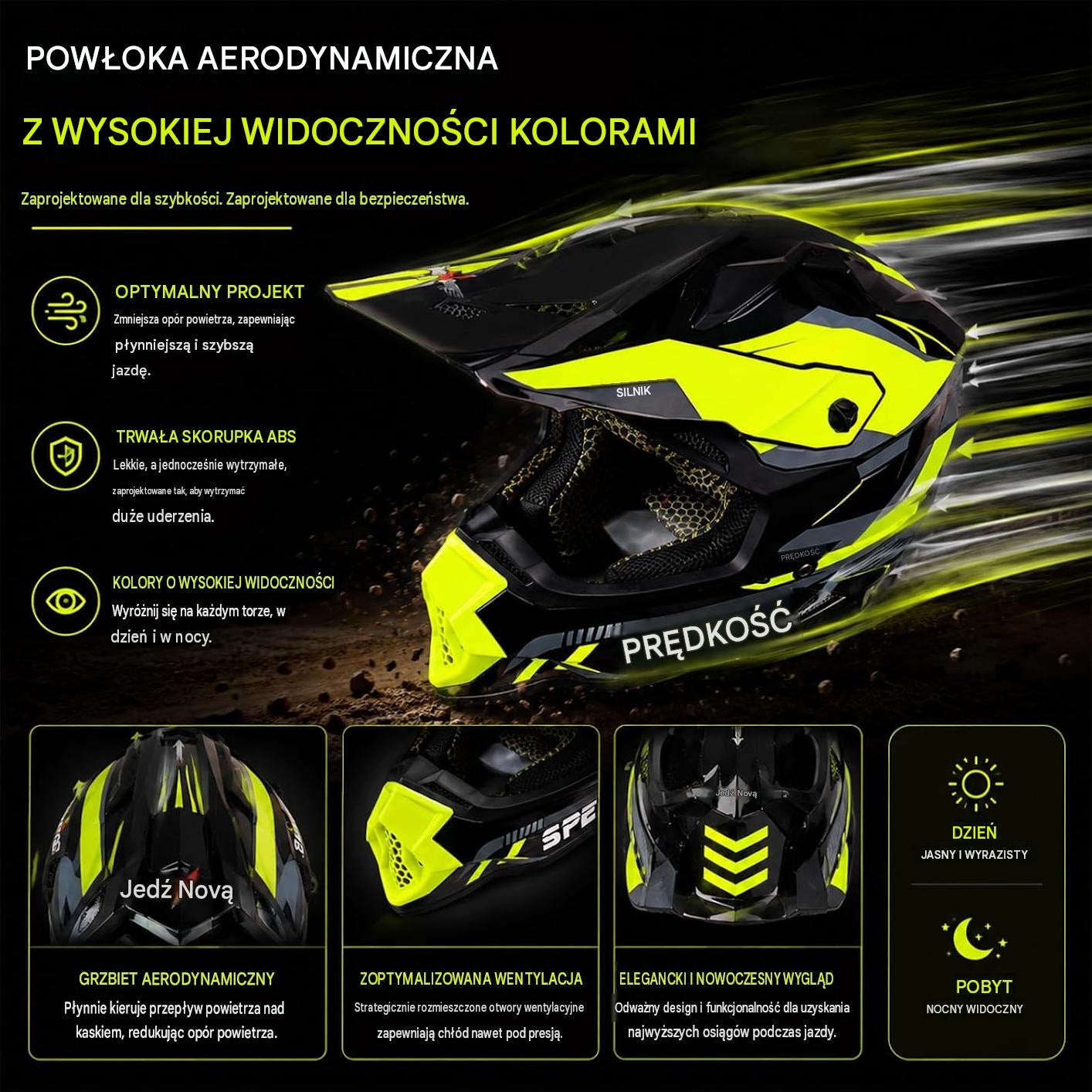 Motorcycle helmet cross/enduro Generic ECE 22.06 goggles gloves mask XS/S Packaging status original