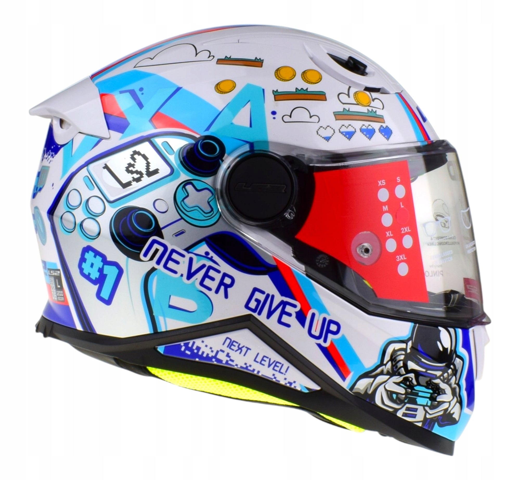 Motorcycle helmet for children LS2 FF812 KID NEXT LEVEL size. S EAN (GTIN) 5906321609777