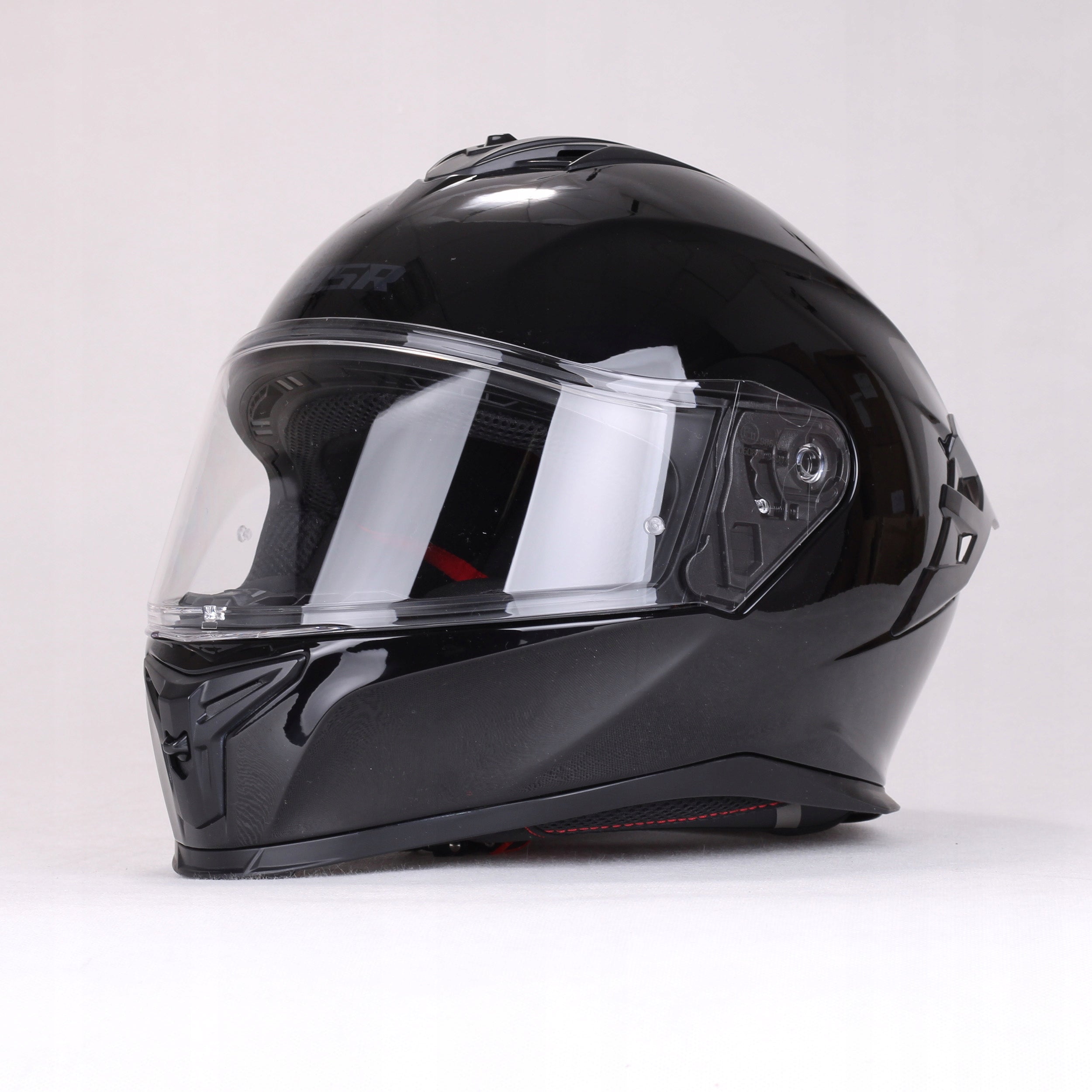 Motorcycle helmet integral HSR HS986 black gloss ECE 22.06 full face Manufacturer's catalog number HSR-HS986-12/M