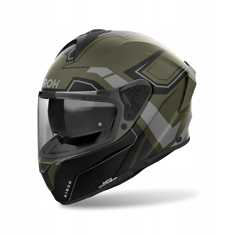 Motorcycle helmet integral blend,pinlock AIROH SPARK 2 Militray Matt r.L