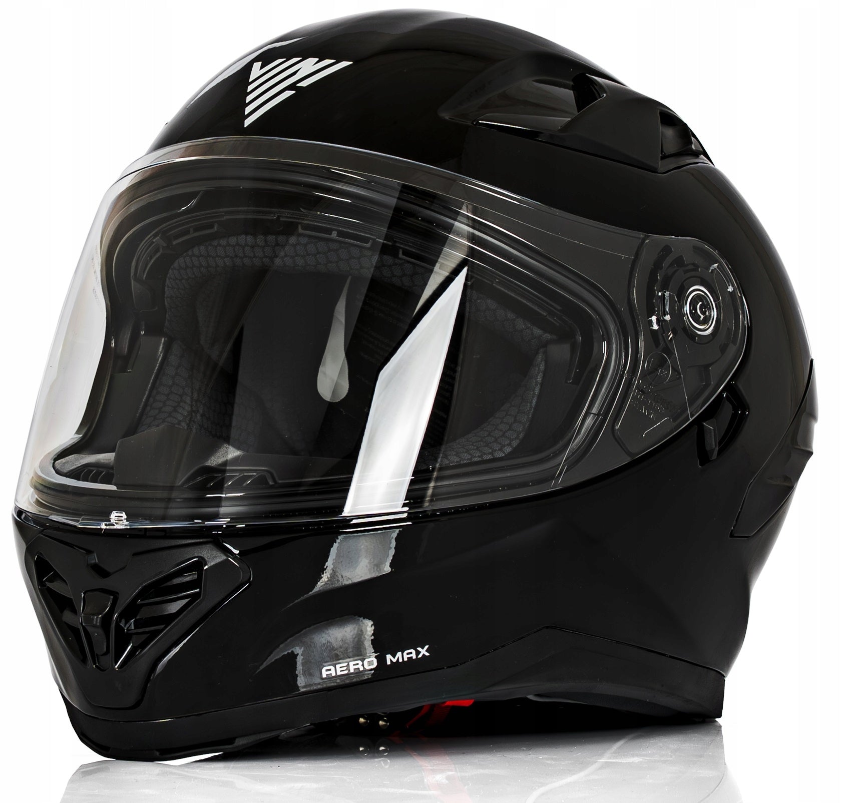 Motorcycle helmet integral with blend VINI Aero Max black gloss M 57-58 cm Packaging status original