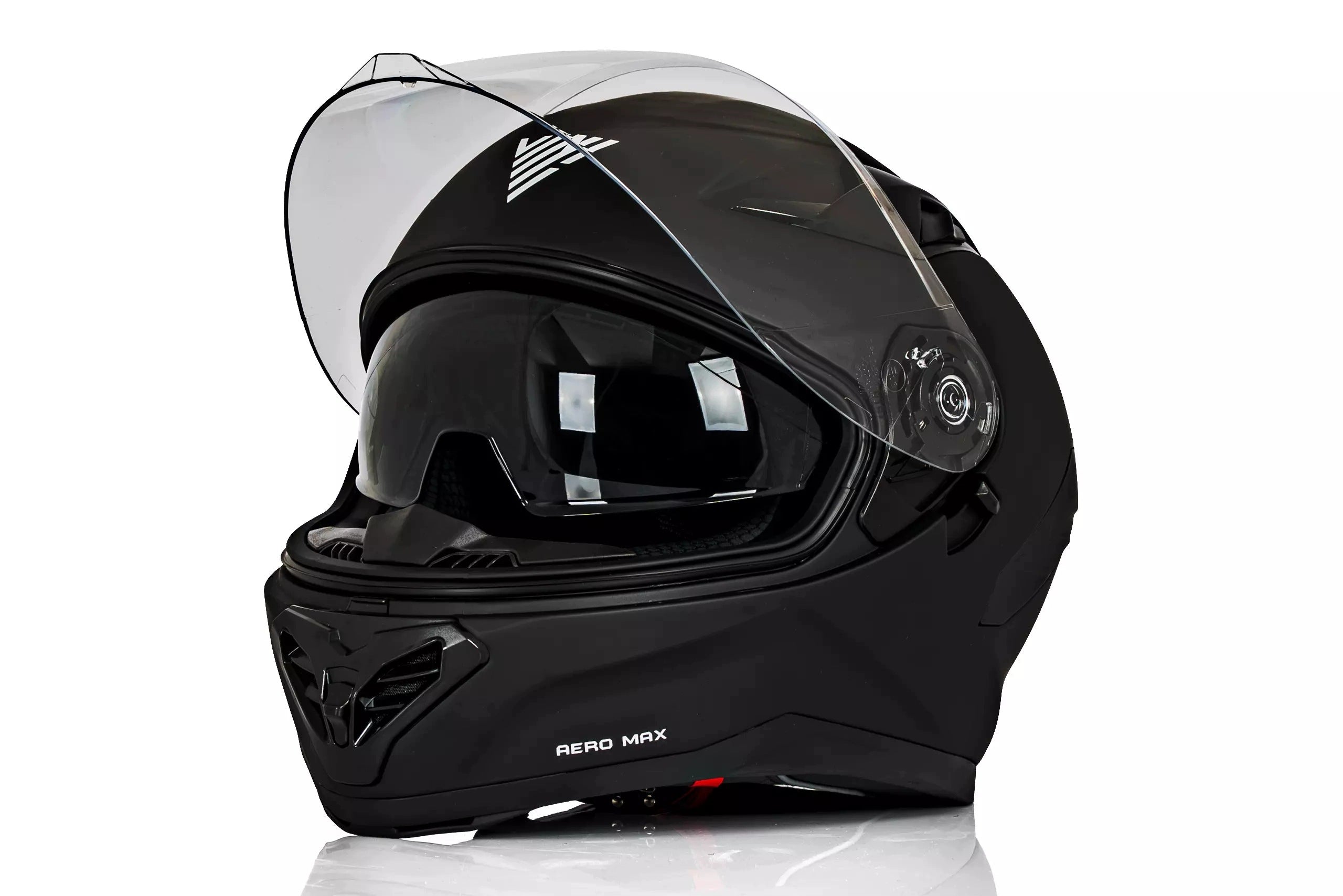 Motorcycle helmet integral with blend VINI Aero Max black matt XL 61-62cm Packaging status original
