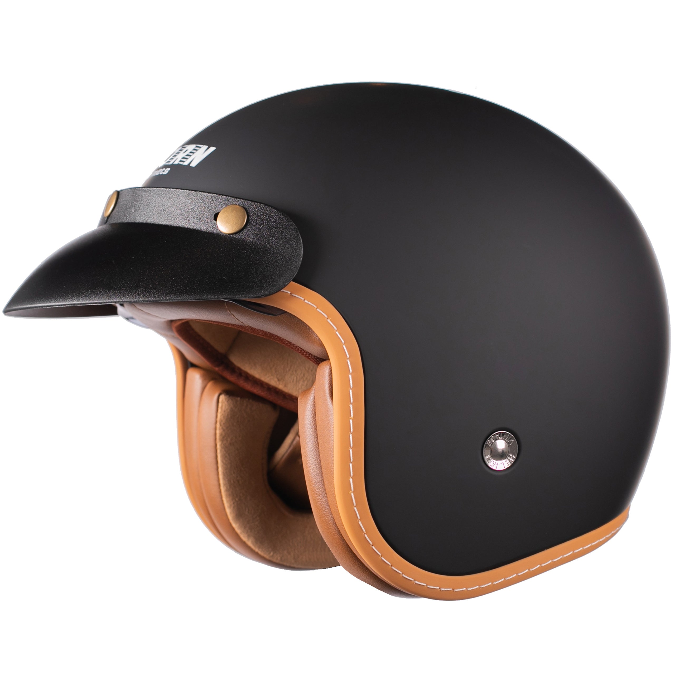Motorcycle helmet open Horn Mat XS 53-54 blend visor ECE06 under intercom EAN (GTIN) 5902600800774