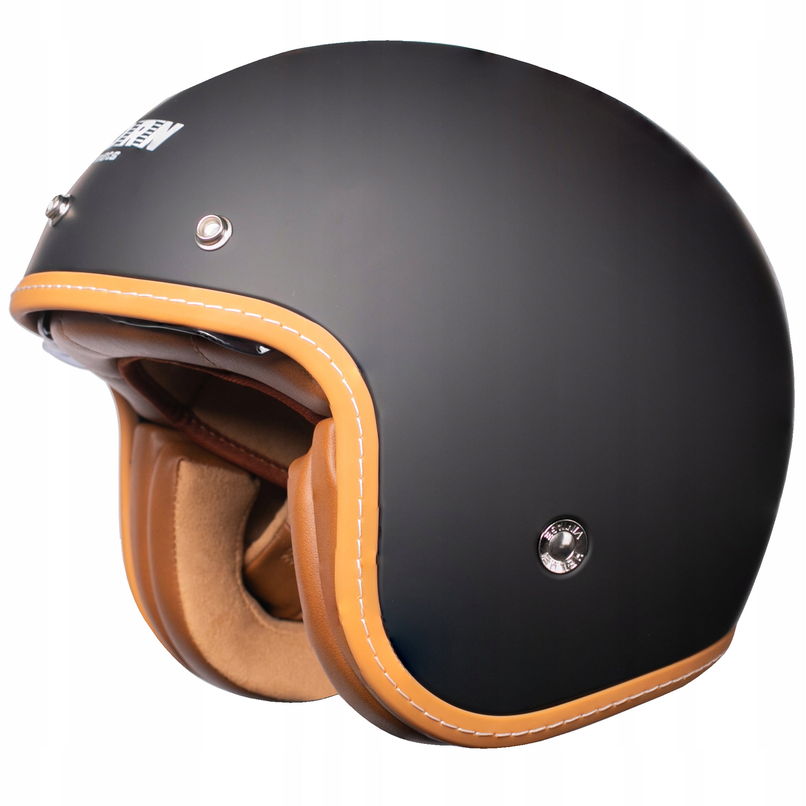 Motorcycle helmet open Horn Mat XS 53-54 blend visor ECE06 under intercom Manufacturer's catalog number YM629/M-XS Chopper skuter