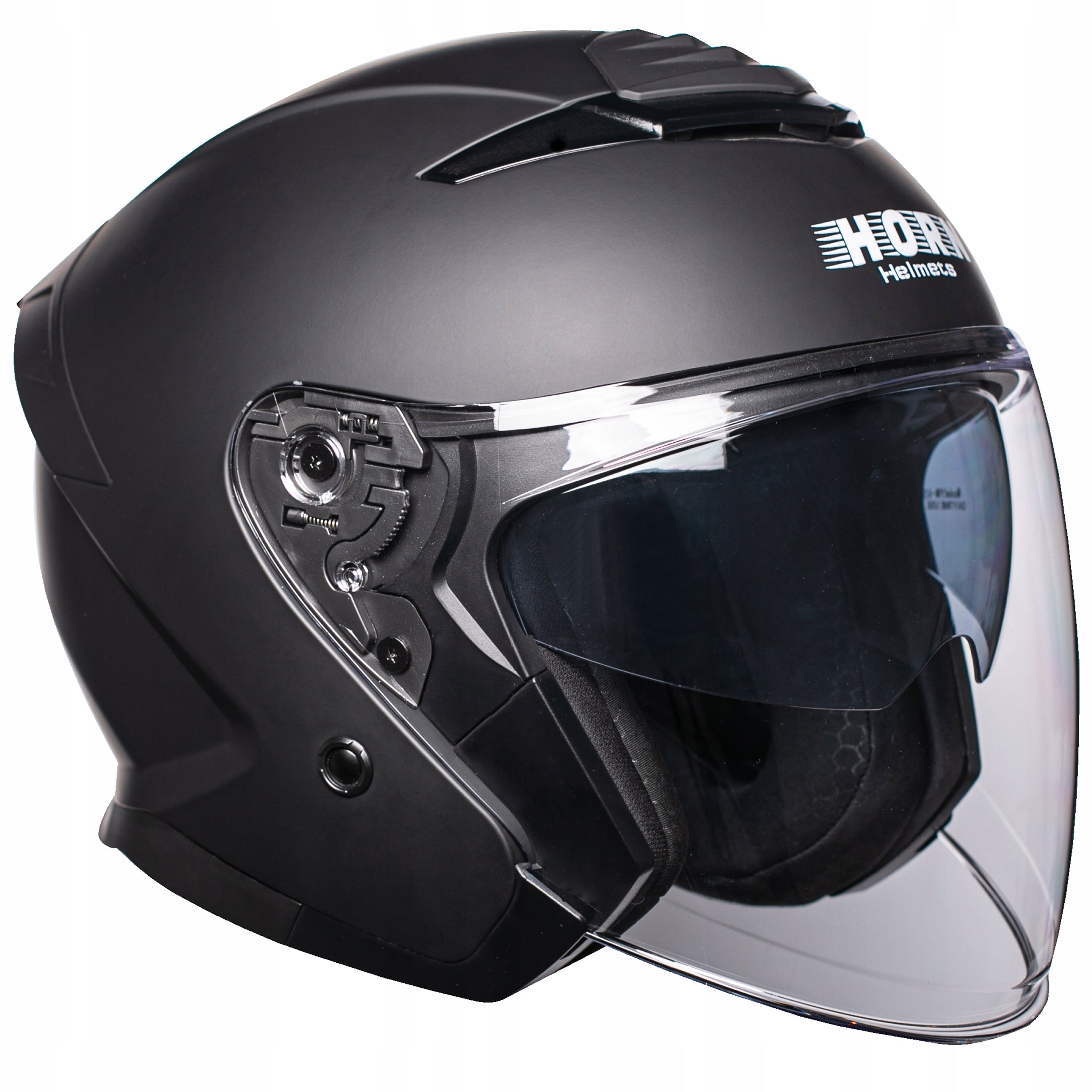 Motorcycle helmet open Horn XS 53 – 54 mat blend ECE 22.06 under intercom EAN (GTIN) 5902600802624