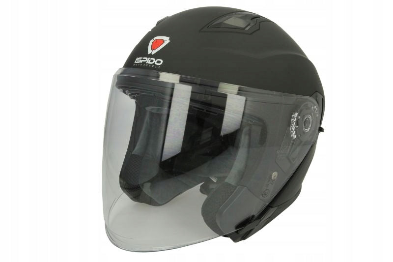 Motorcycle helmet open ISPIDO TOUCAN black/matte size M
