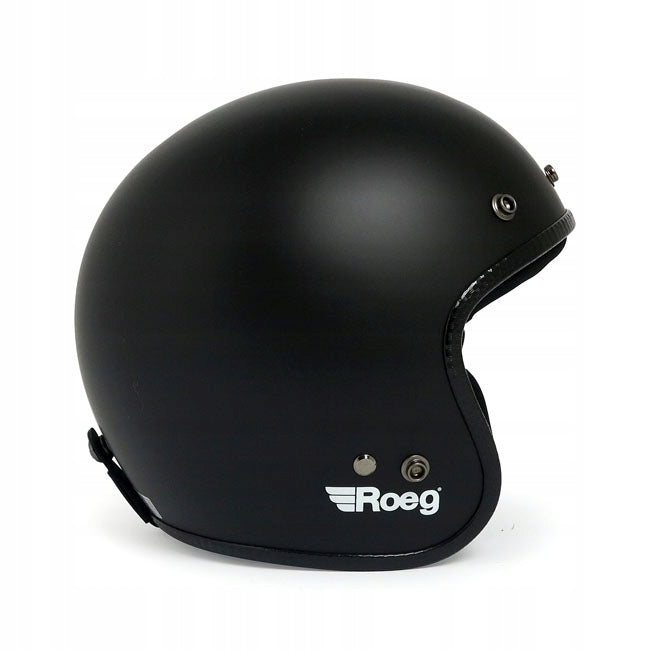 Motorcycle helmet open Roeg JETT black mat L Size L