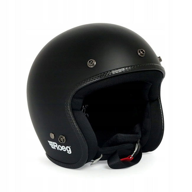 Motorcycle helmet open Roeg JETT black mat L