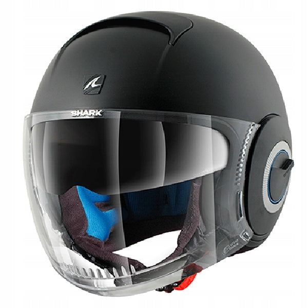 Motorcycle helmet open SHARK NANO BLANK black/matte size M