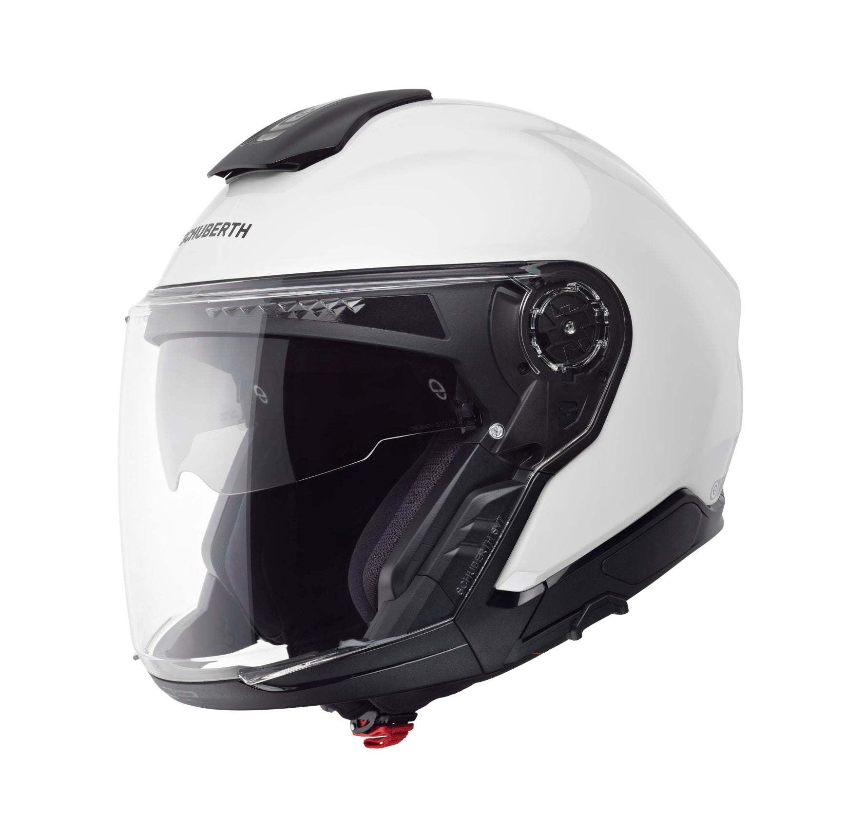 Motorcycle helmet open Schuberth J2 white gloss XL