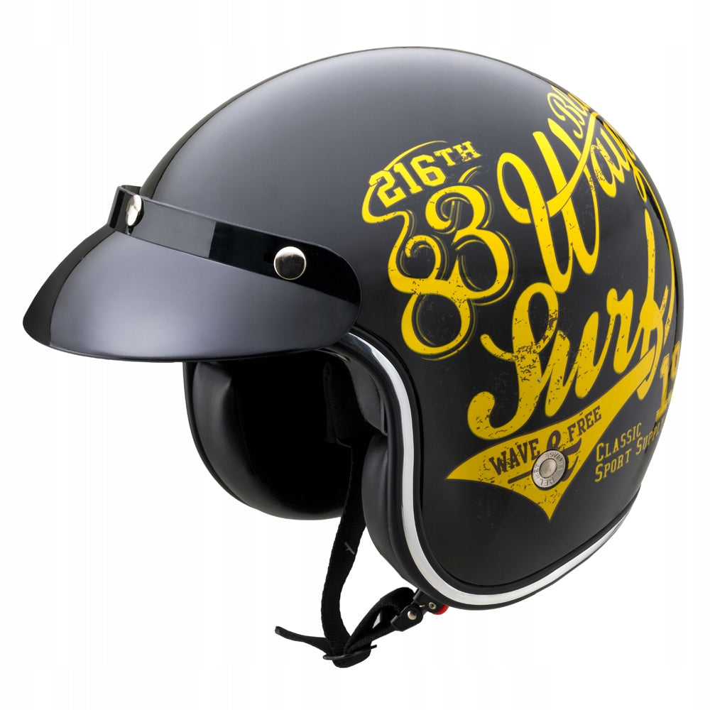 Motorcycle helmet open W-TEC Café Racer M