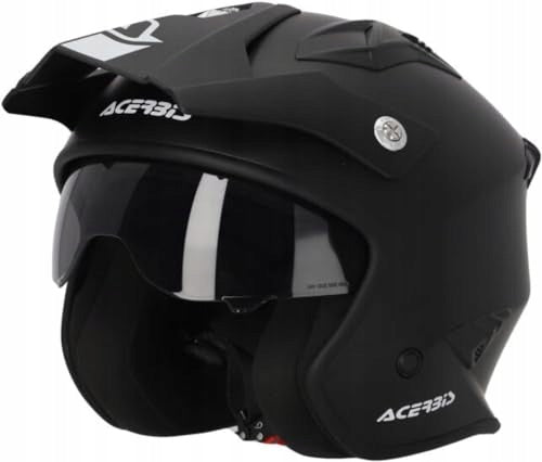 Motorcycle helmet open jet Acerbis Aria L 59-60 ECE 22.06 black mat