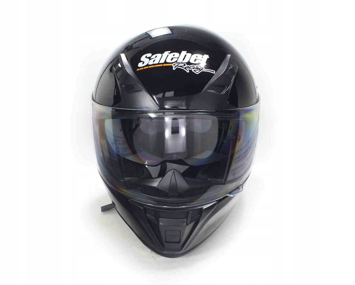 Motorcycle helmet polycarbonate black Safebet HF-125A S DOT FMVSS 218 Manufacturer Safebet