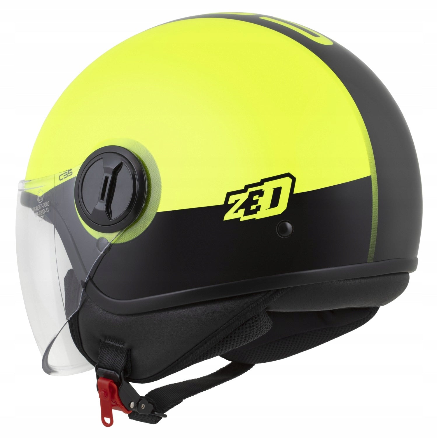 Motorcycle helmet scooter 125 ZED C35 light with glass and reflectors ECE22.06 M Manufacturer's catalog number M140-2398-M