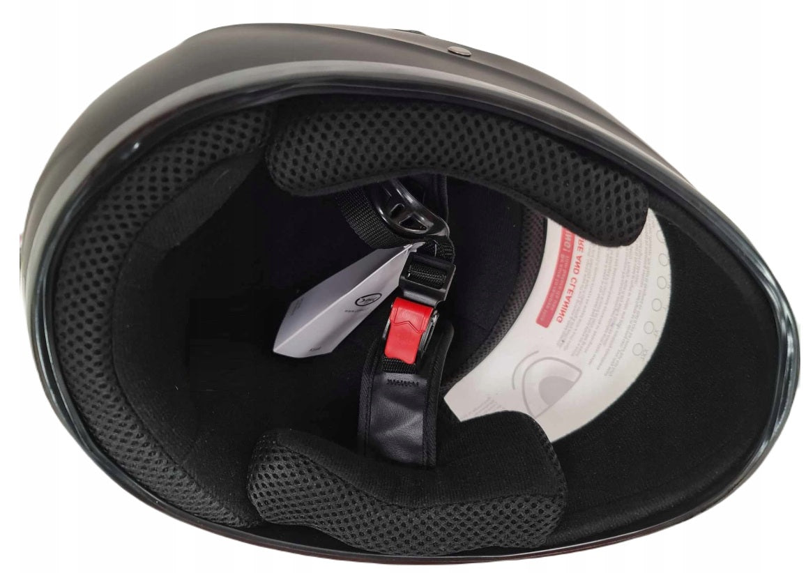 Motorcycle helmet scooter moped black mat S 101 closed inegralny Packaging status original