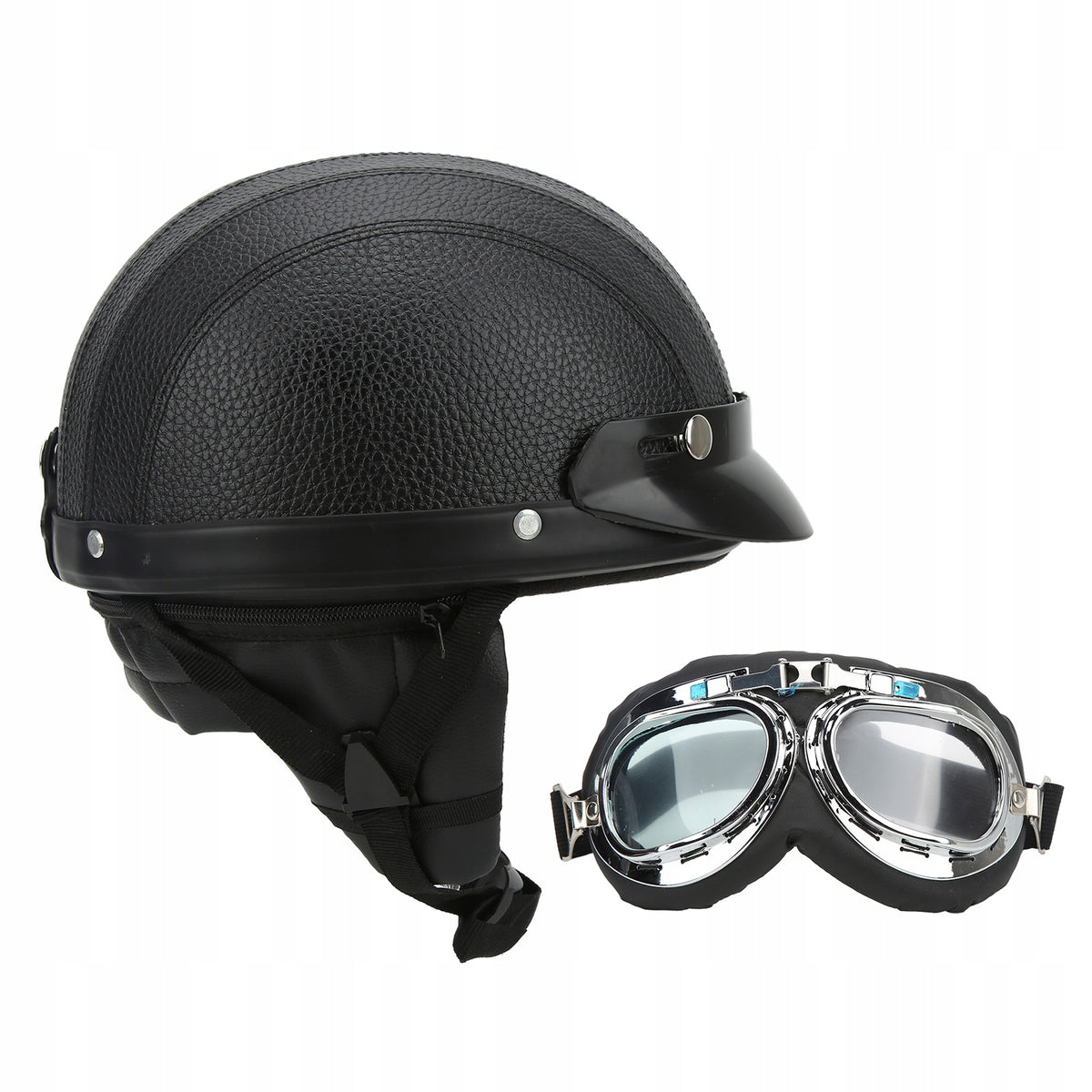 Motorcycle helmet with UV anti-fog goggles Manufacturer no brand