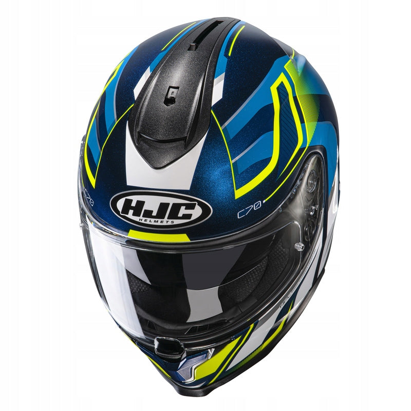 Motorcycle helmet with visor HJC C70 LANTIC BLUE L EAN (GTIN) 8804269333570