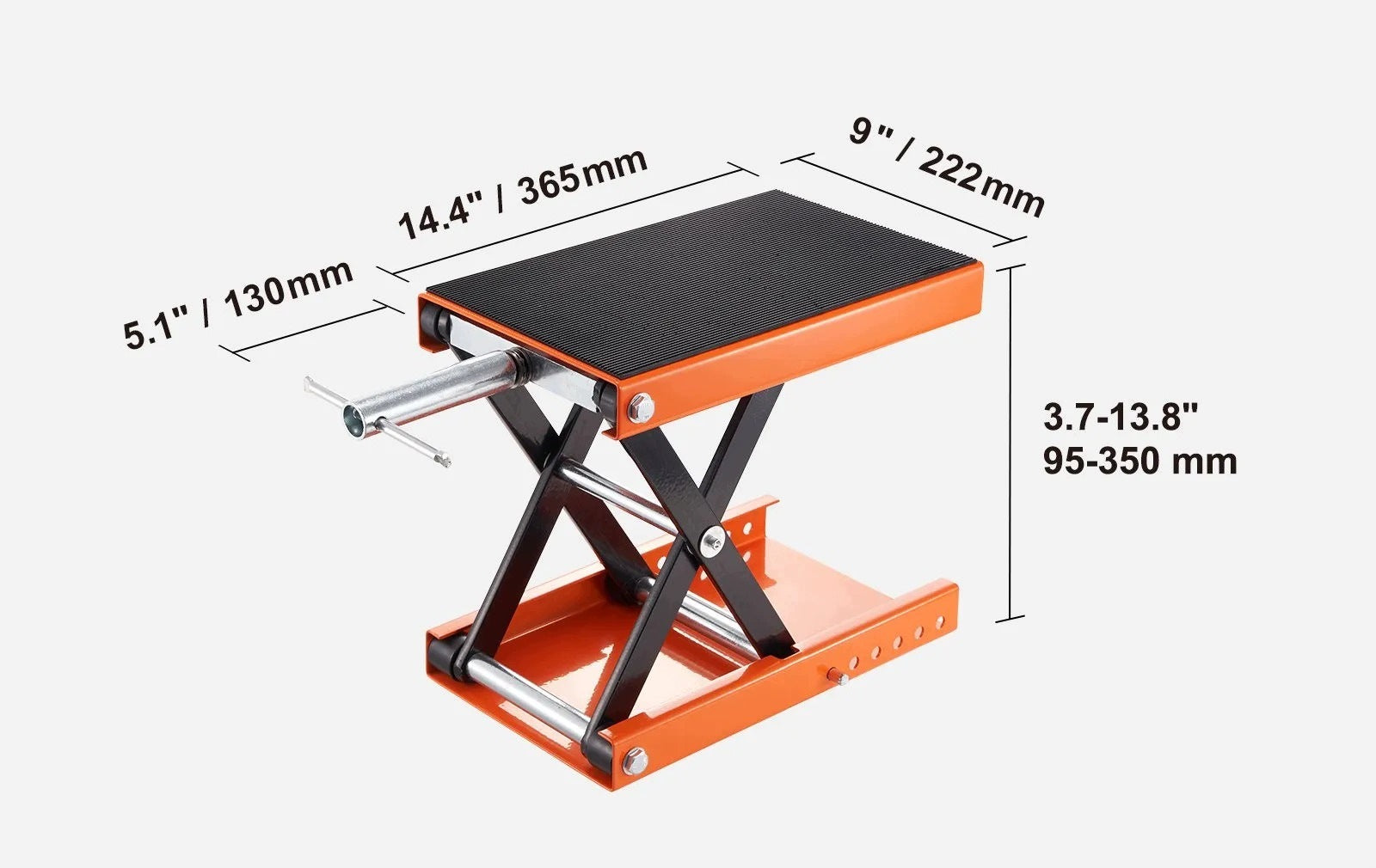 Motorcycle hydraulic lift max 500 kg strong structure 95-350 mm Manufacturer no brand