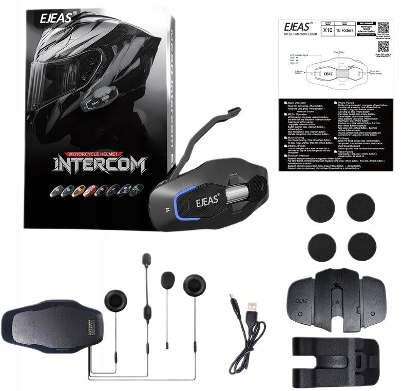 Motorcycle intercom EJEAS X10 Certificates of conformity CE