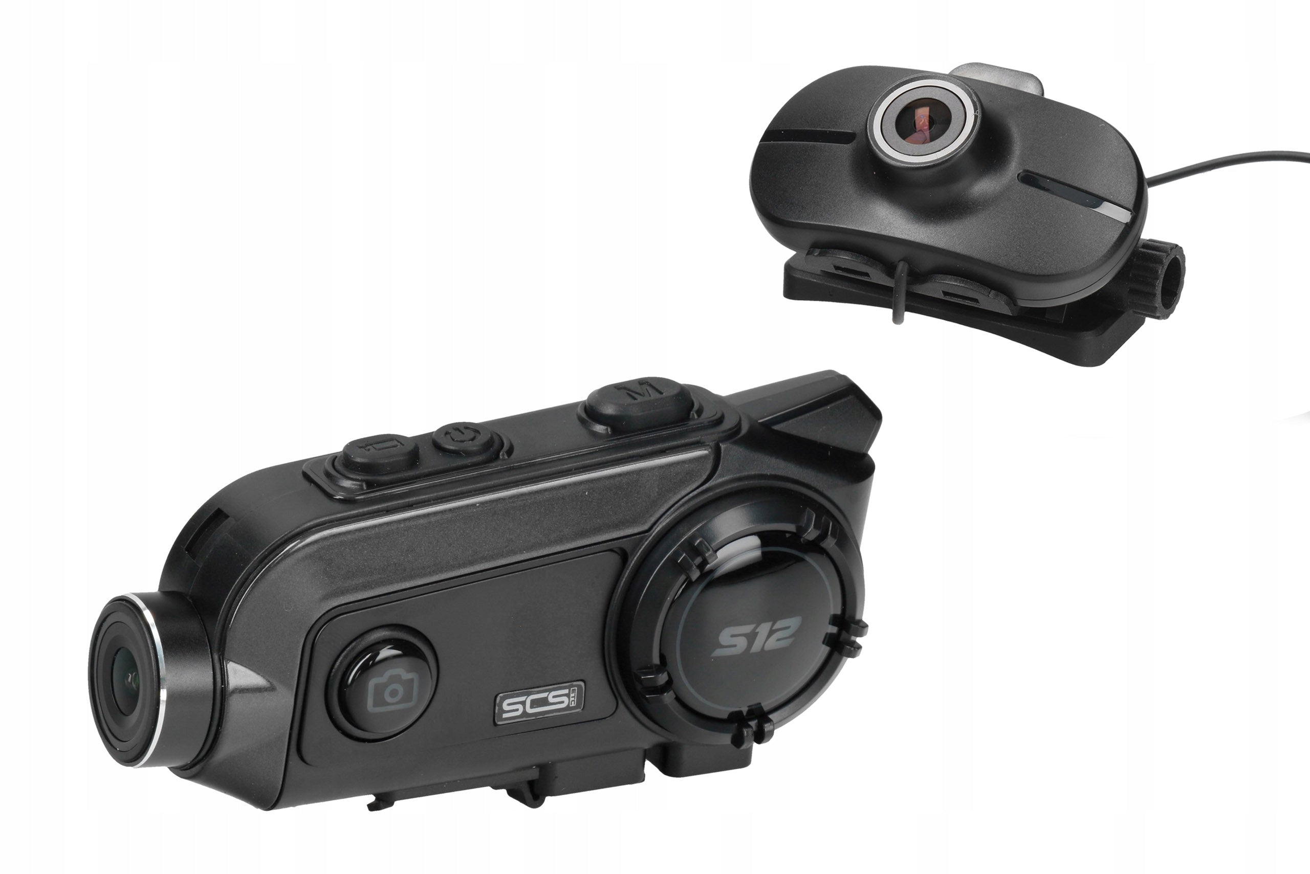 Motorcycle intercom SCS S-12 500m dual camera