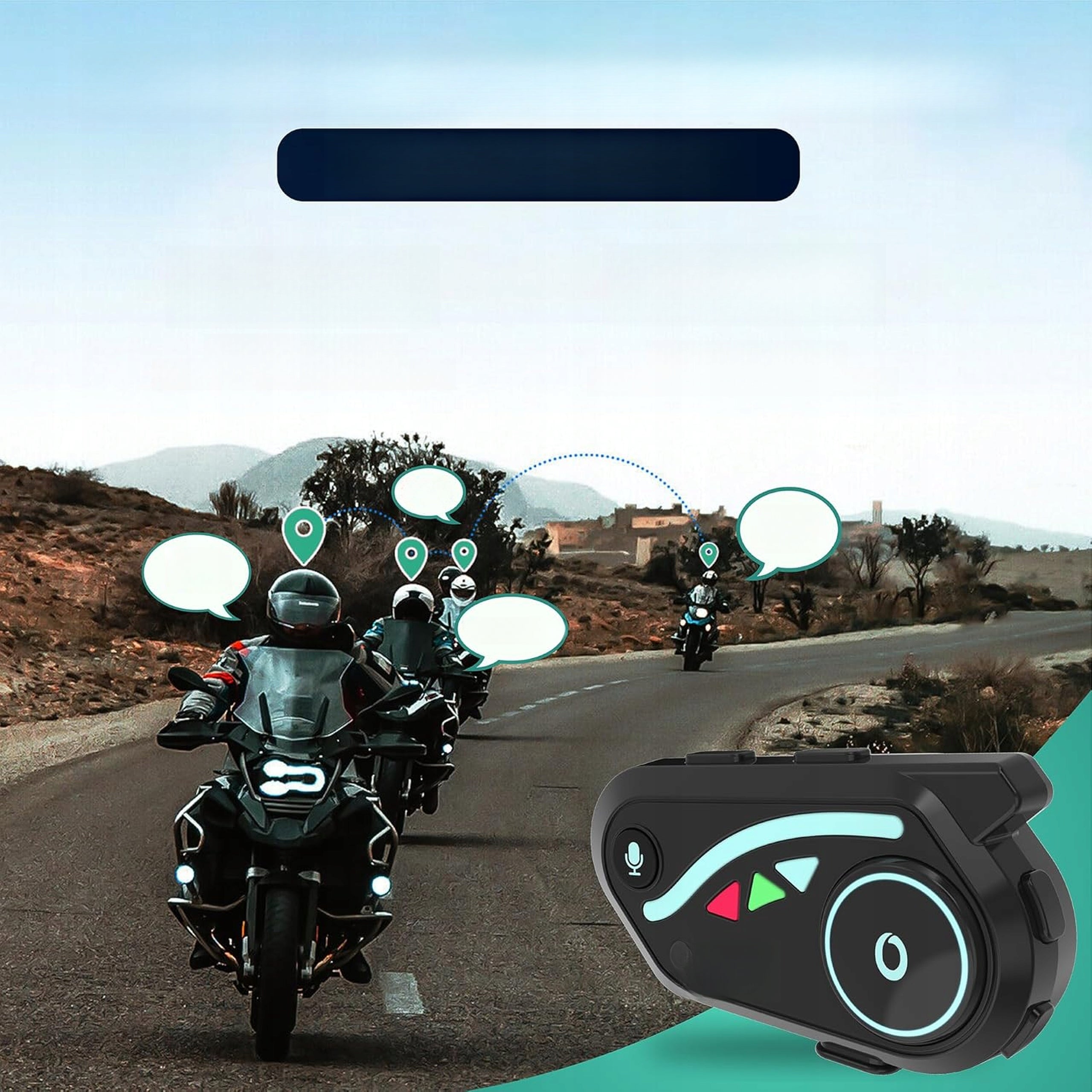 Motorcycle intercom helmet intercom speakerphone BT5.2 IP67 Manufacturer's catalog number V8
