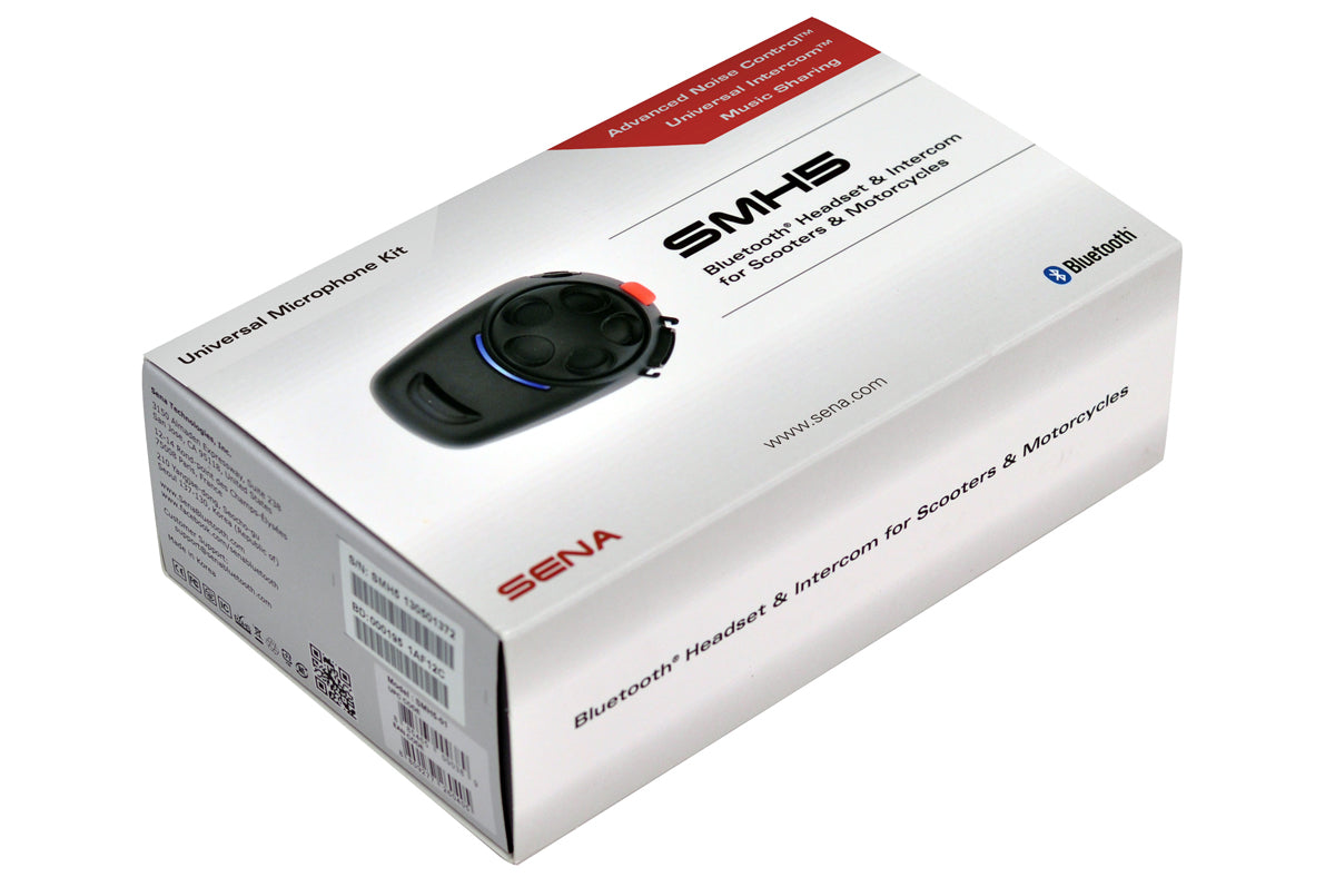 Motorcycle intercom sena SMH5-10 bluetooth up to 400M microphone set Manufacturer Sena