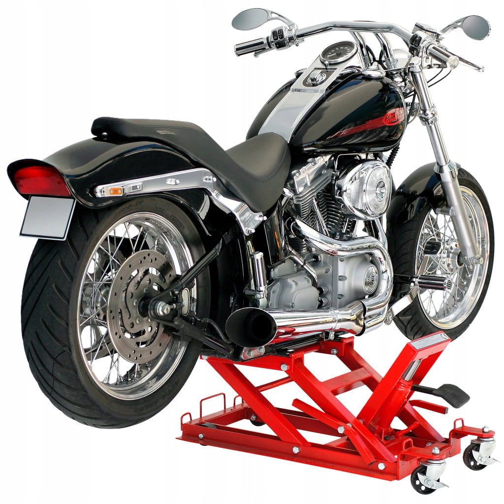 Motorcycle lift 680kg for motorcycles and mowers