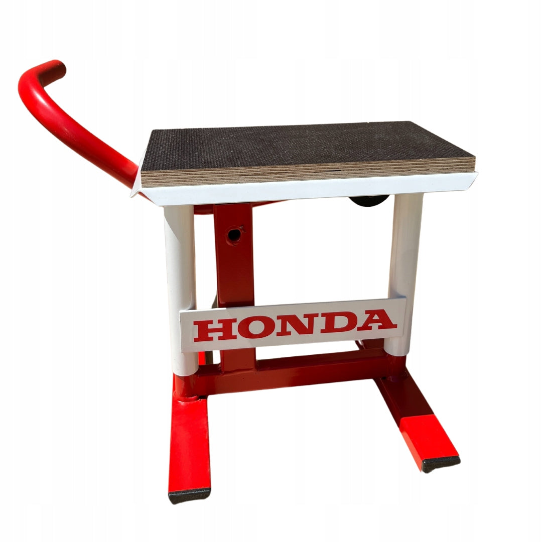 Motorcycle lift stand cross enduro non-slip white-red