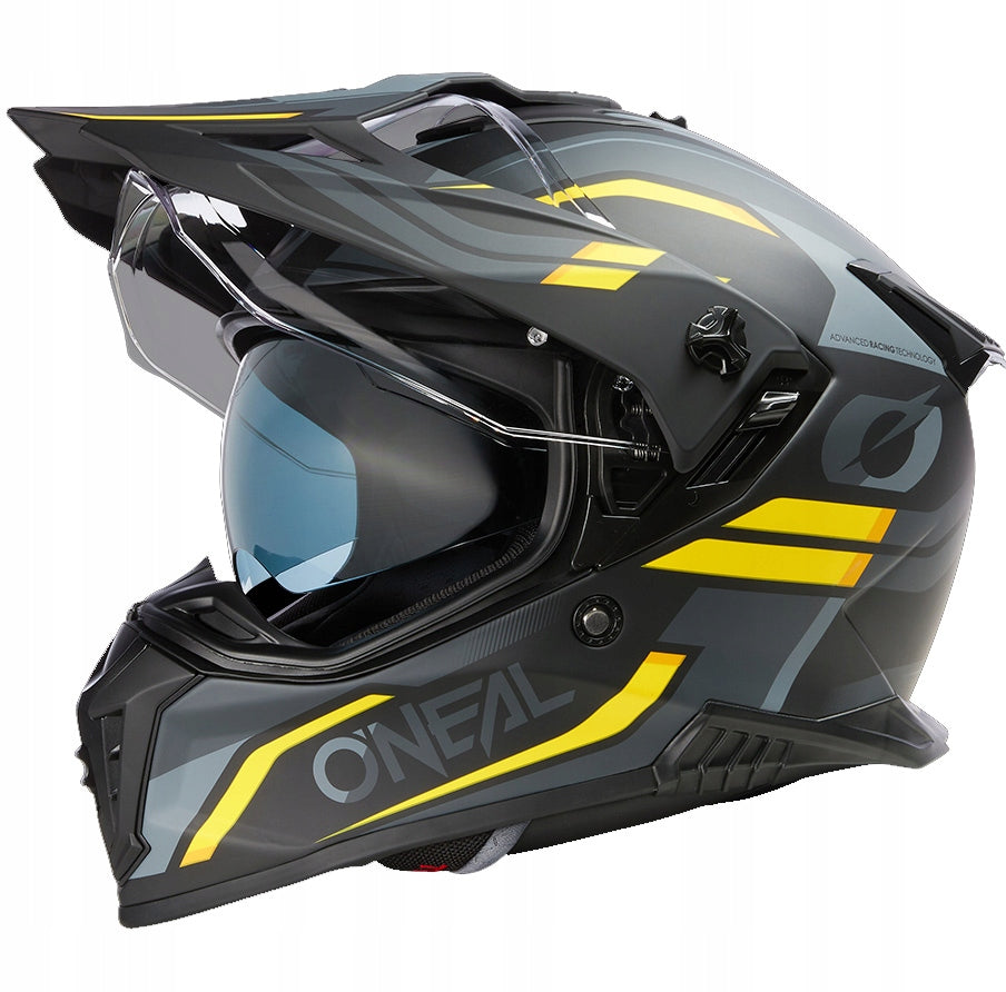 Motorcycle quad helmet with blend Asrs O'neal light black grey S 55-56cm Manufacturer's catalog number ASRS-112