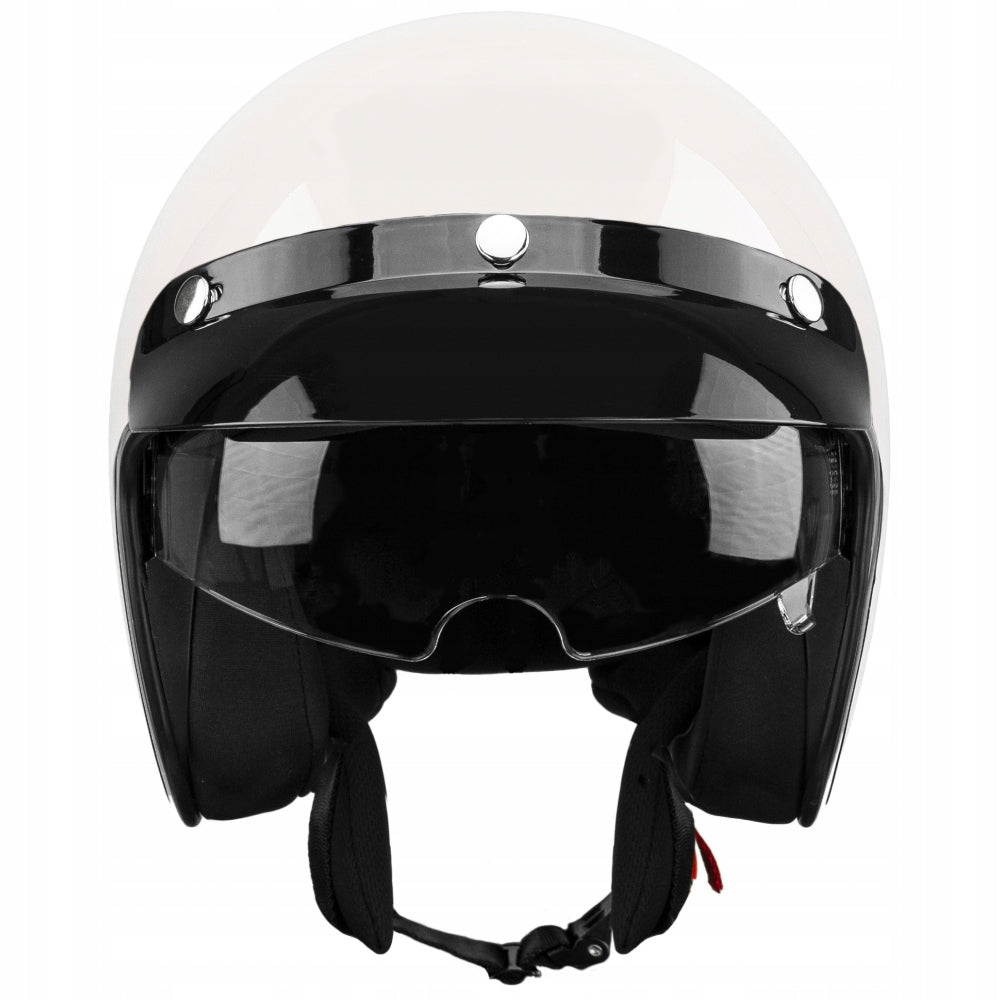 Motorcycle scooter helmet open with visor - S Manufacturer no brand