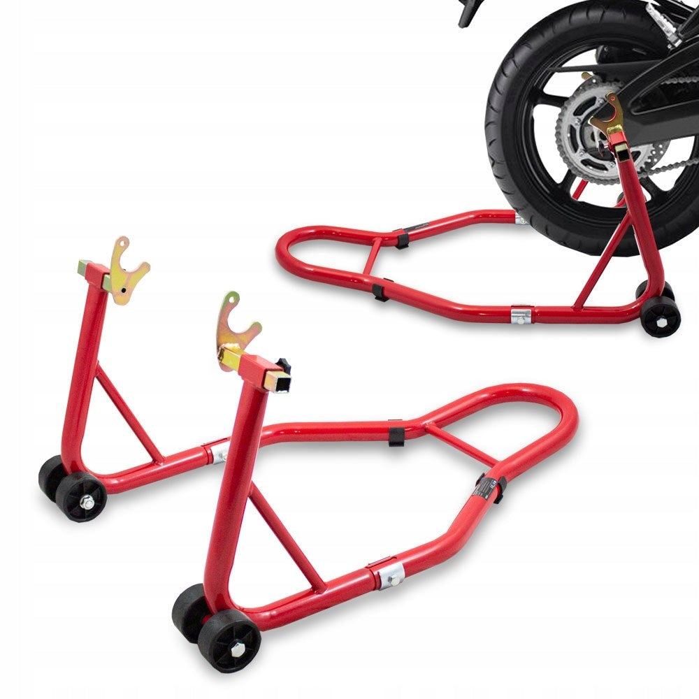 Motorcycle stand rear red Packaging status original