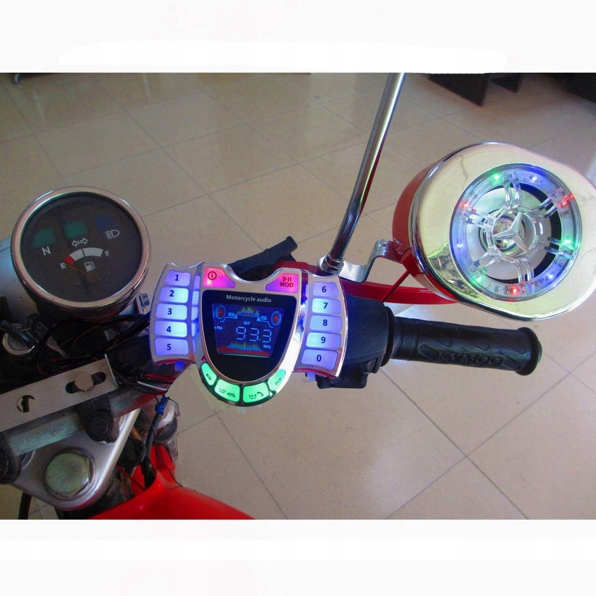 Motorcycle stereo speakers, wireless MP3 player, Bluetooth, EAN (GTIN) 6901882873284