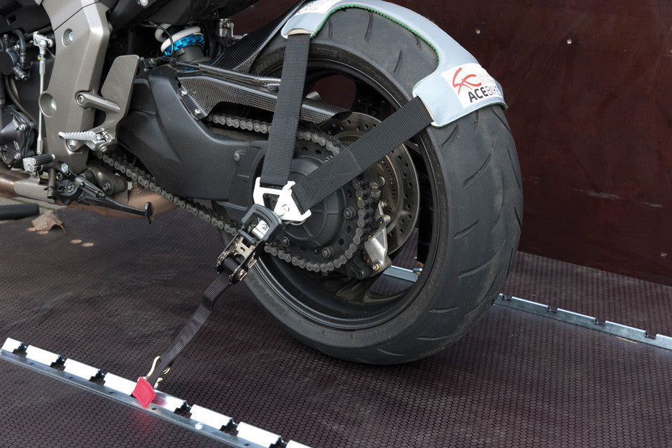 Motorcycle transport wheel mounting belt, mat ACEBIKES TYRE FIX BASIC