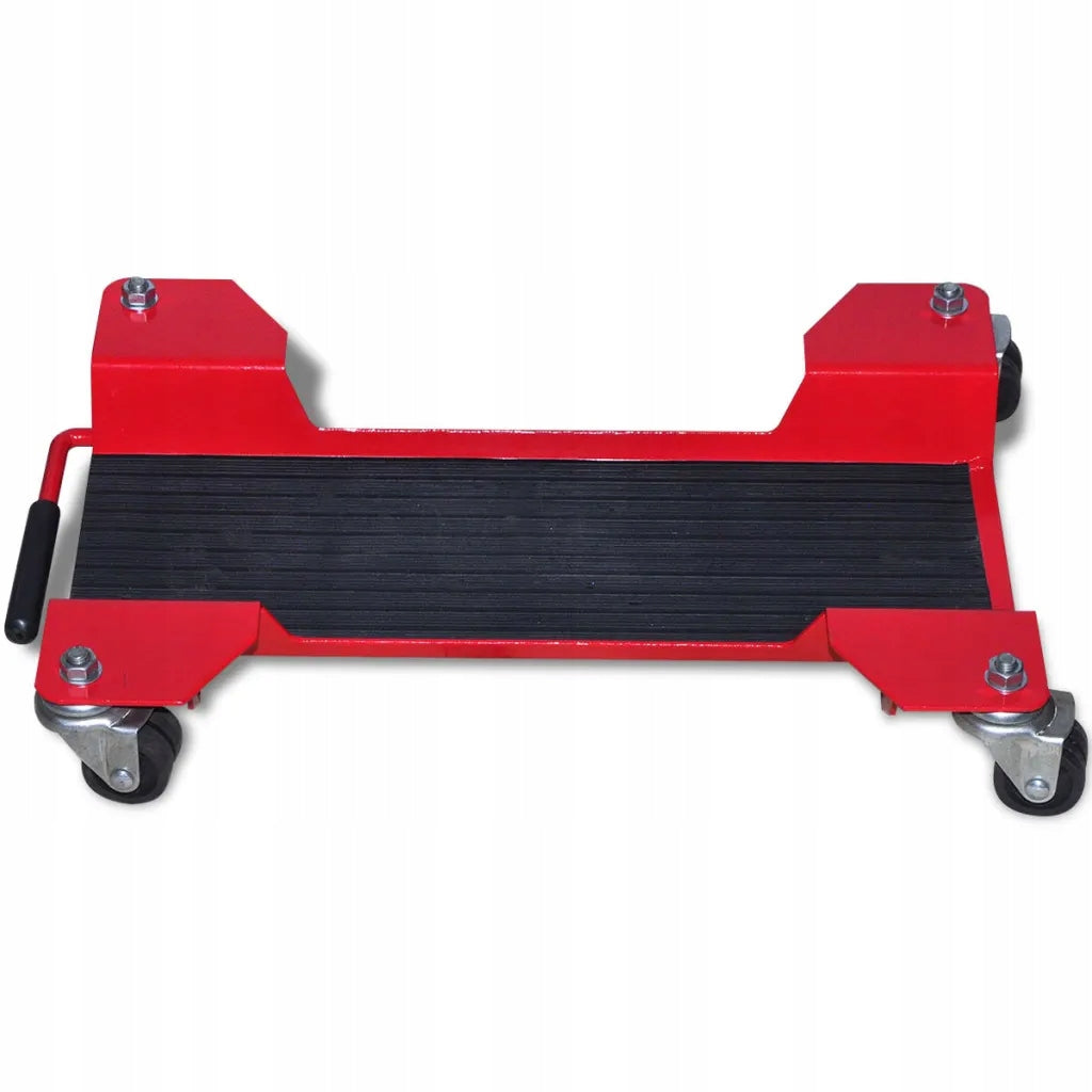 Motorcycle trolley with central stand, red, 60x41,5x8 cm, 100 kg Manufacturer no brand